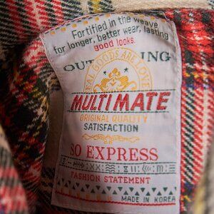 Vintage 1980s Multi Mate Flannel Shirt